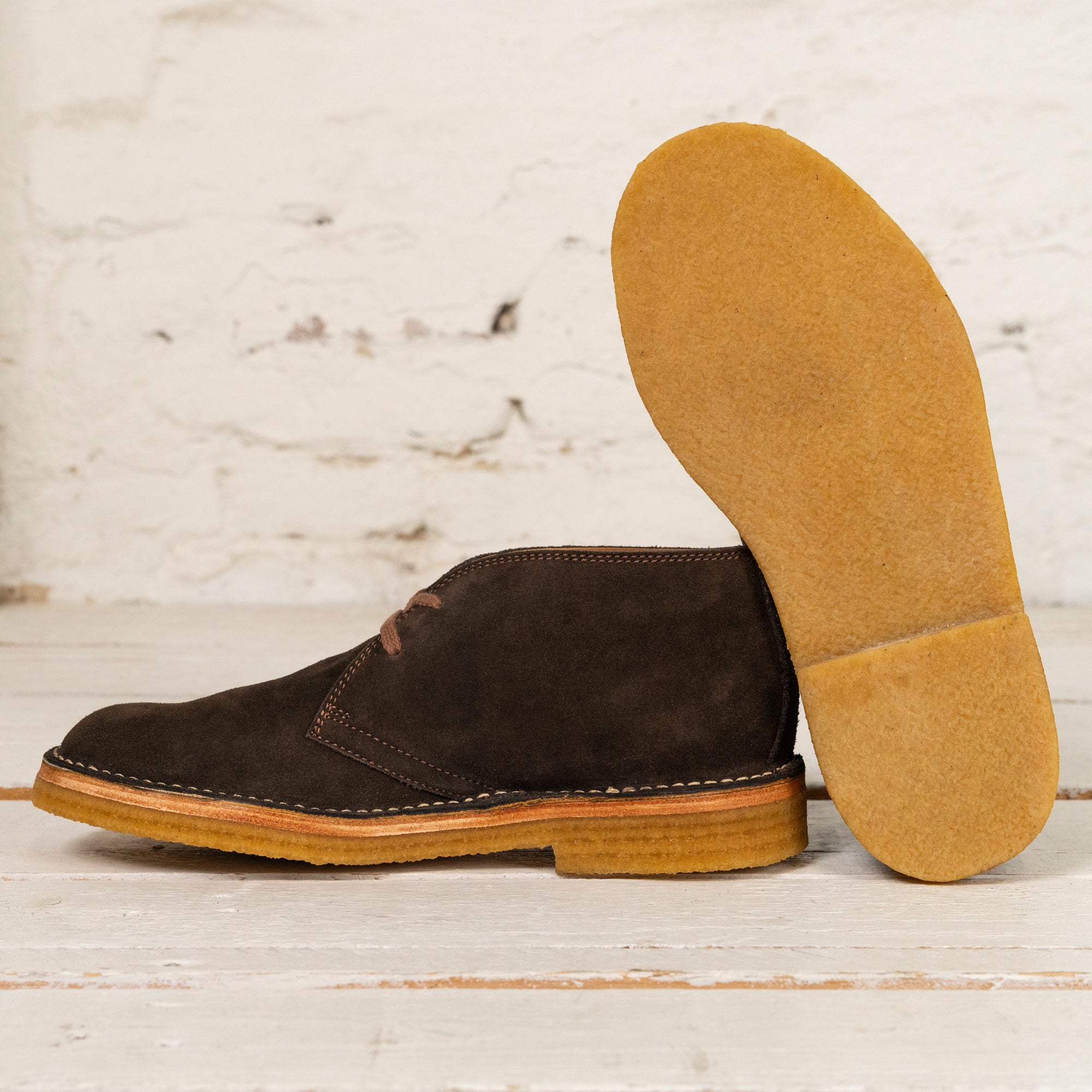 LK-019 Military Desert Boots Japanese Suede Brown