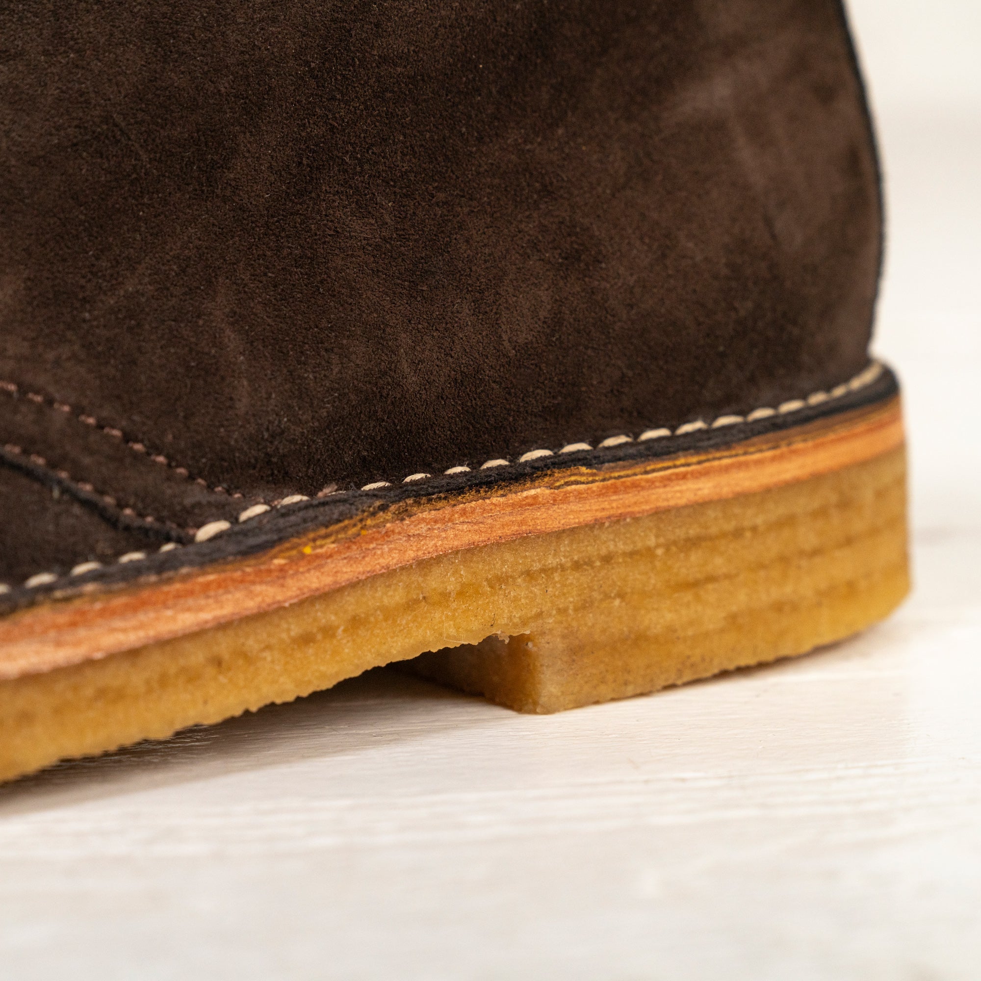 LK-019 Military Desert Boots Japanese Suede Brown