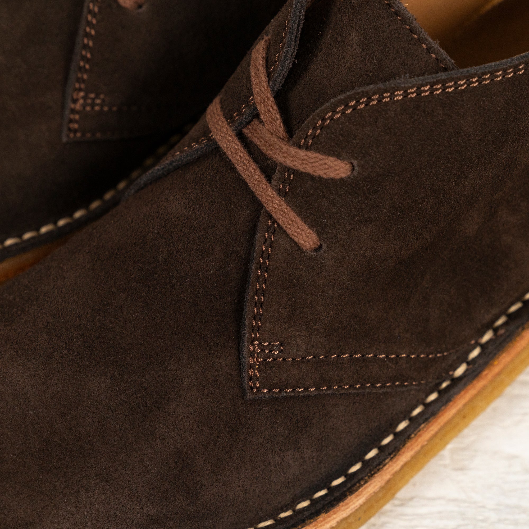 LK-019 Military Desert Boots Japanese Suede Brown