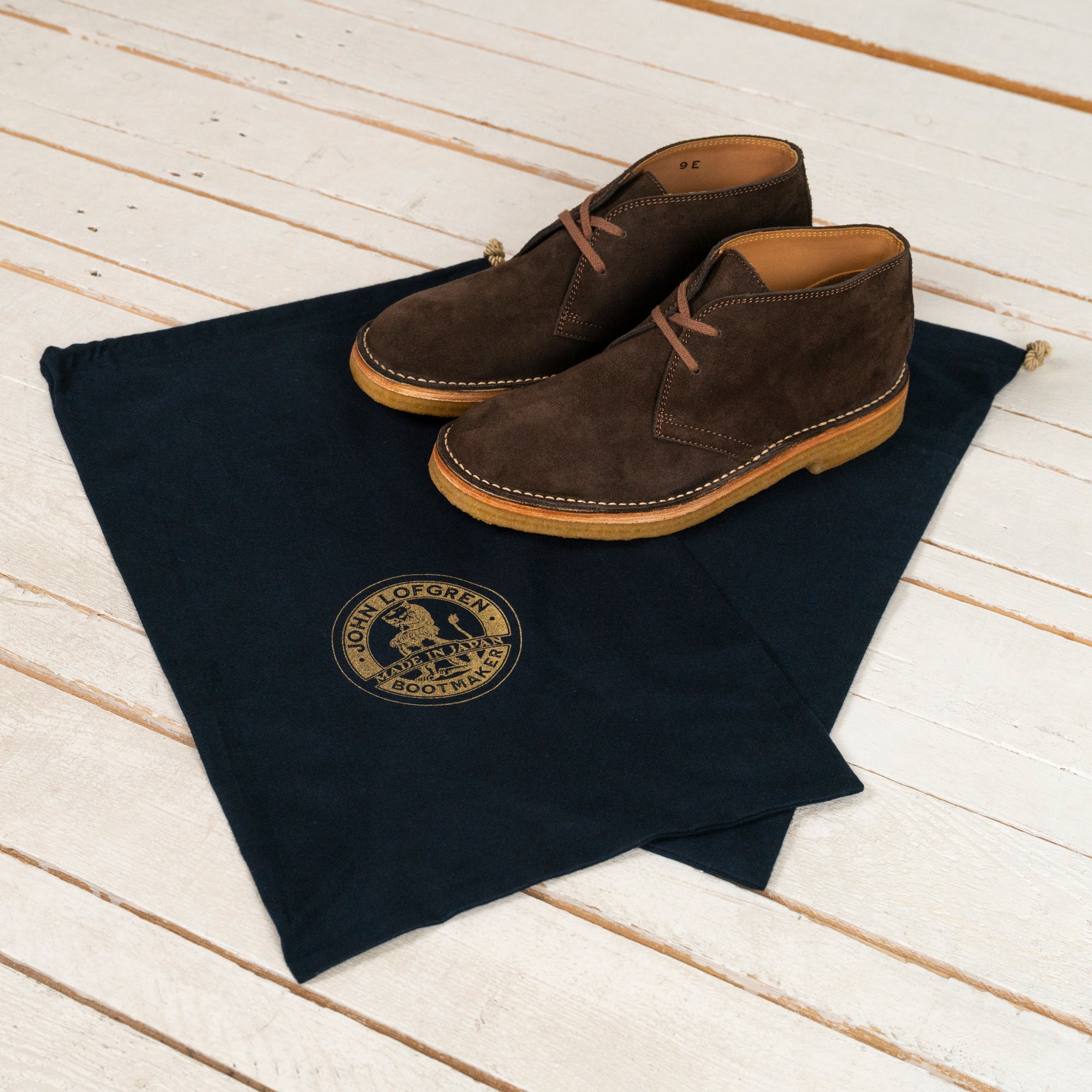 LK-019 Military Desert Boots Japanese Suede Brown
