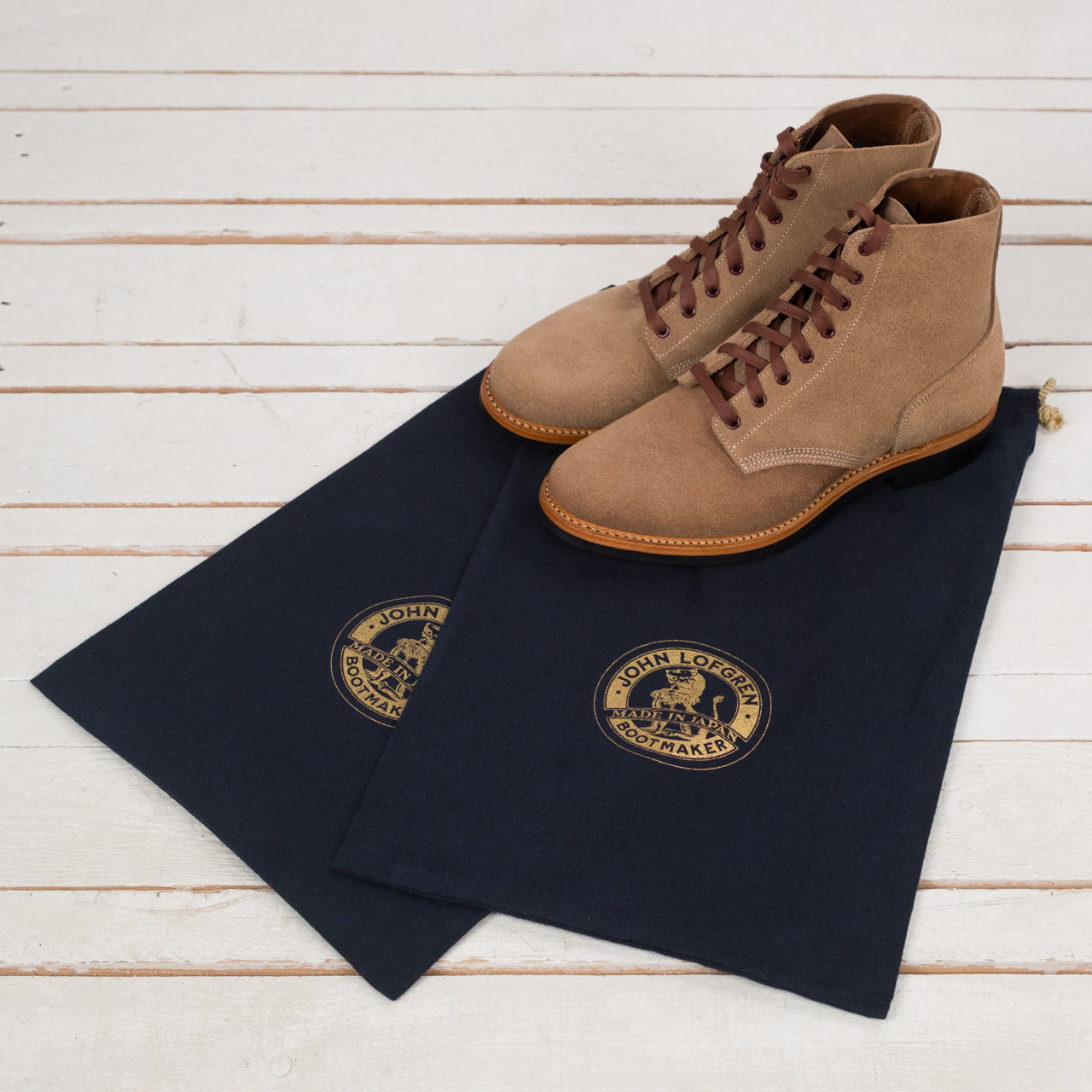 LK-042 US Navy N-1 Field Shoes Boondockers Natural Roughout