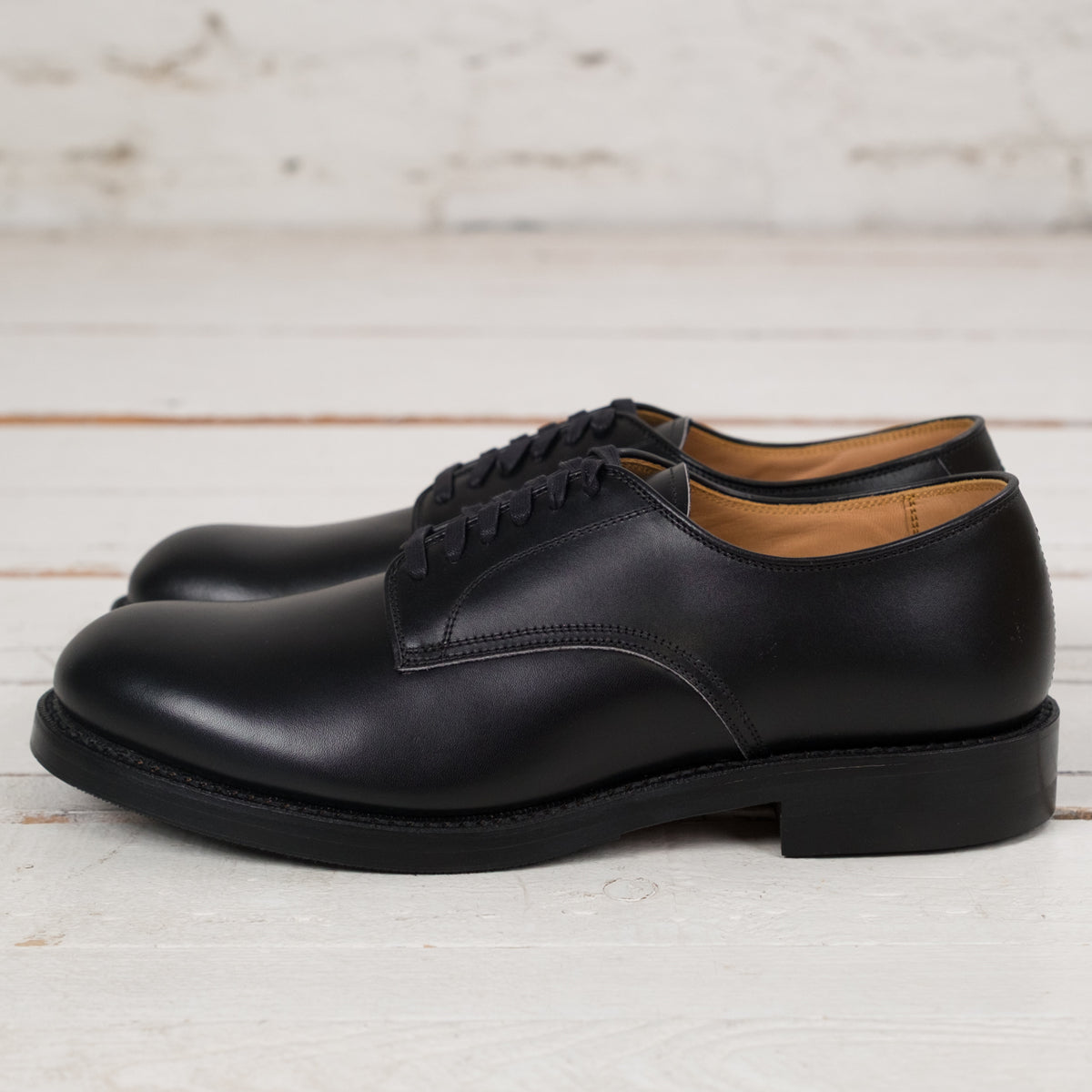 LK-029 USN Low Quarter Shoes Black