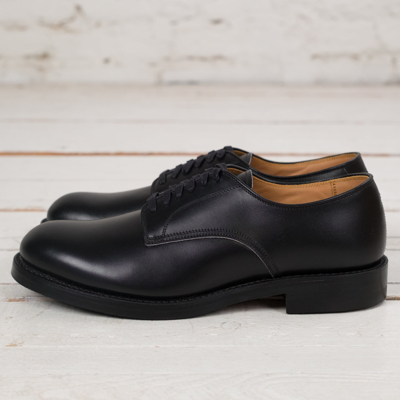 LK-029 USN Low Quarter Shoes Black