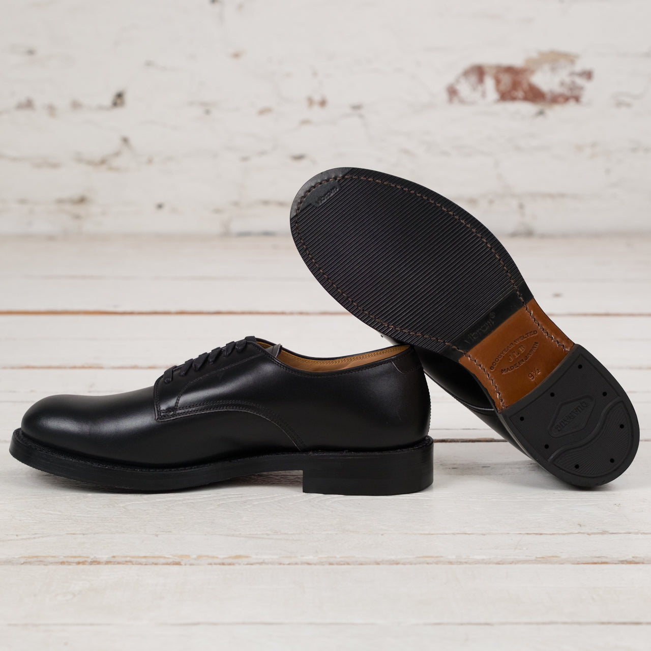 LK-029 USN Low Quarter Shoes Black