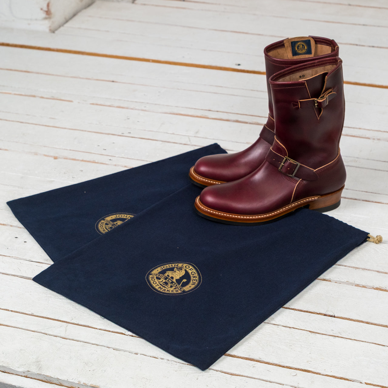 LK-003 Engineer Boots Horween CXLBurgundy