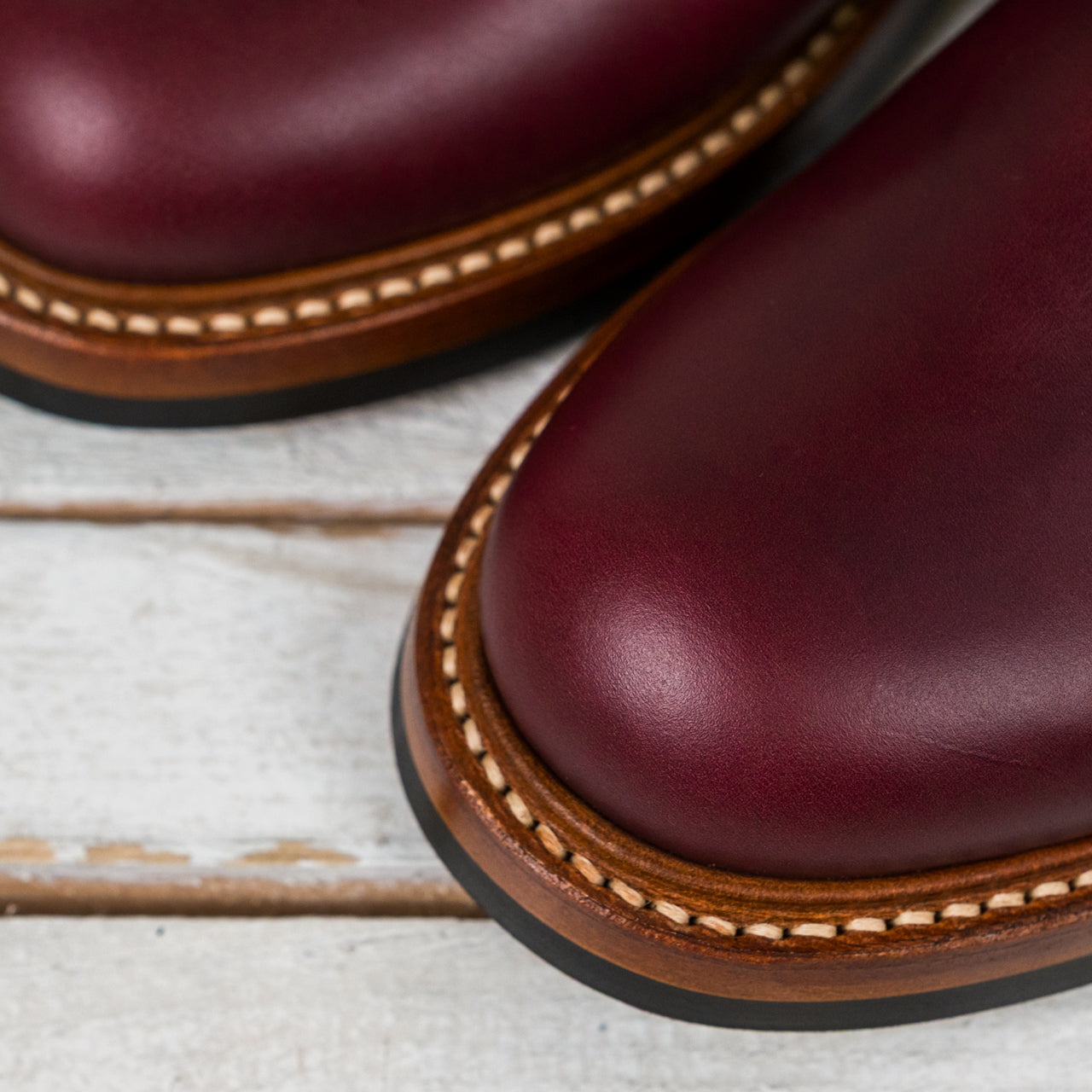 LK-003 Engineer Boots Horween CXLBurgundy 