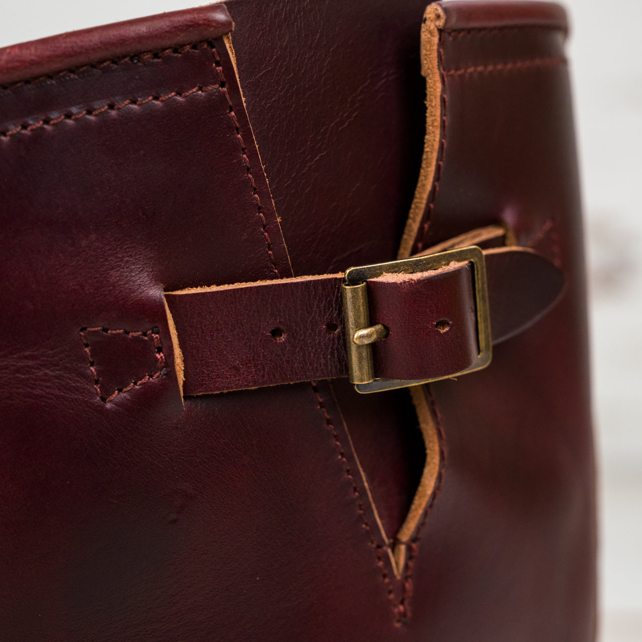 LK-003 Engineer Boots Horween CXLBurgundy 