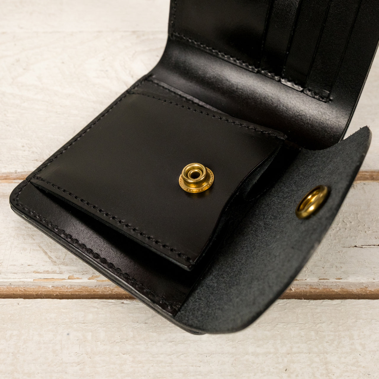 Portefeuille pliable noir