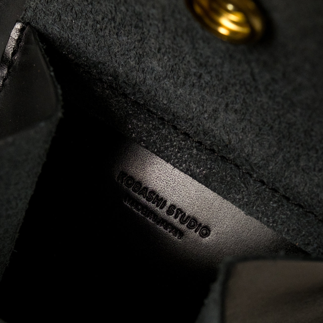 Portefeuille pliable noir