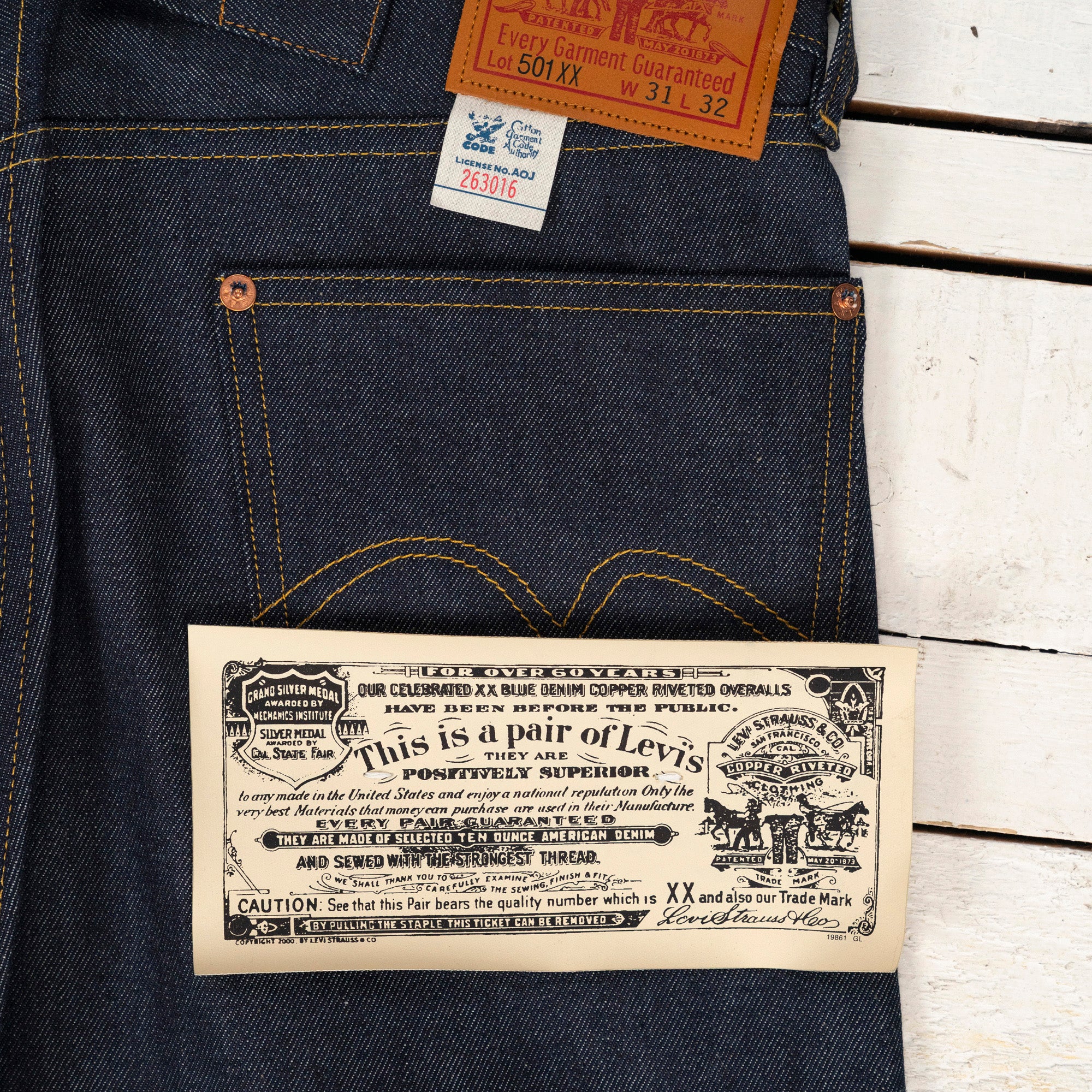 1933 501 Rigid Jean