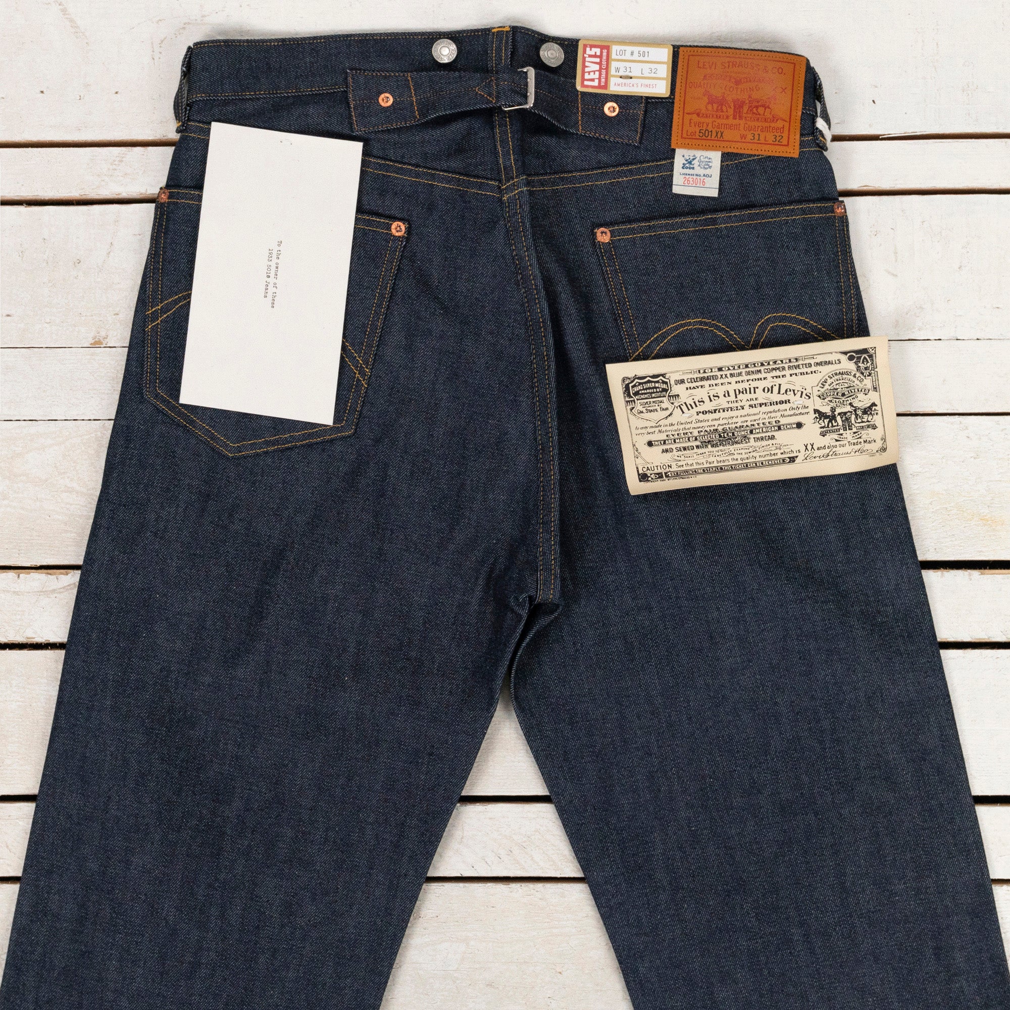 1933 501 Jean Rigid