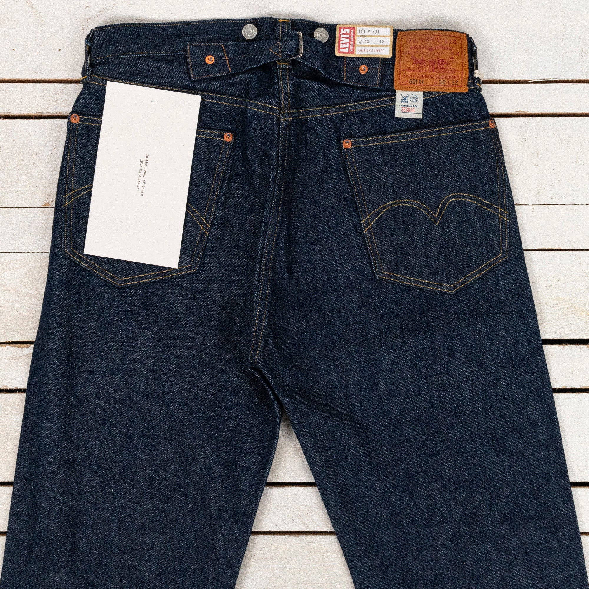 1933 501 Jean Rigid