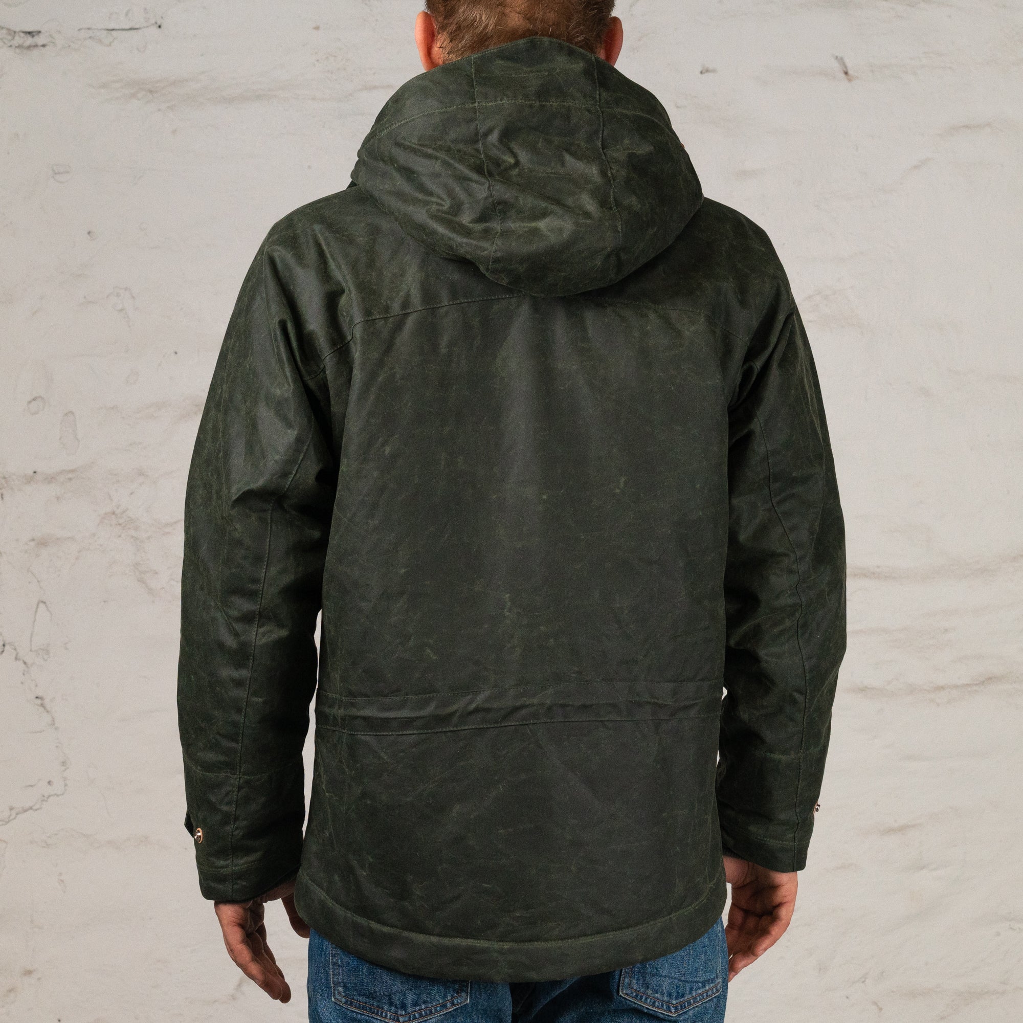 Mountain Jacket Dark Green Waxed