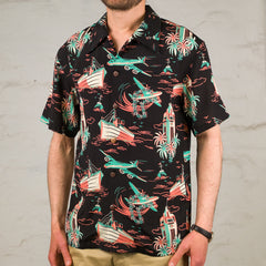 Chemise Airways Hawaii Noire