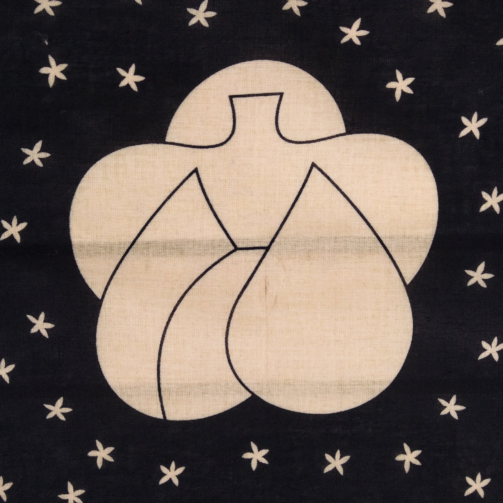 Discharge Print Bandana Dark Navy