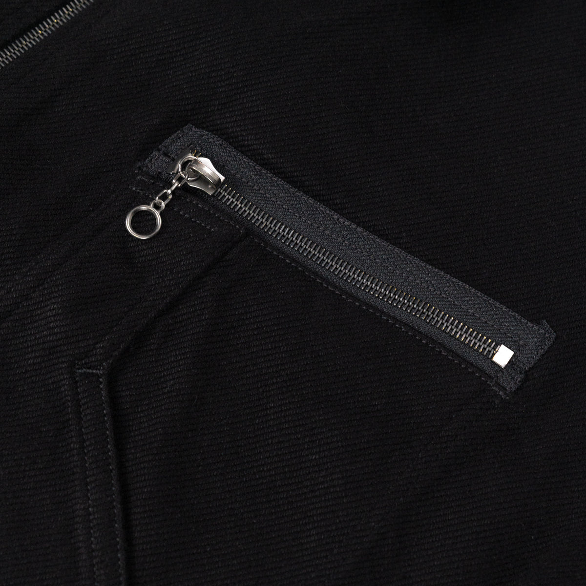 Denim Deck Jacket Black