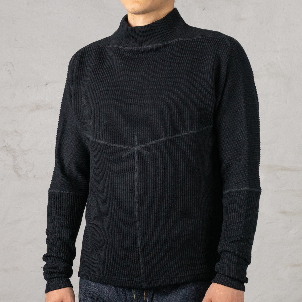 Bog Longsleeve Cotton Linen Schwarz