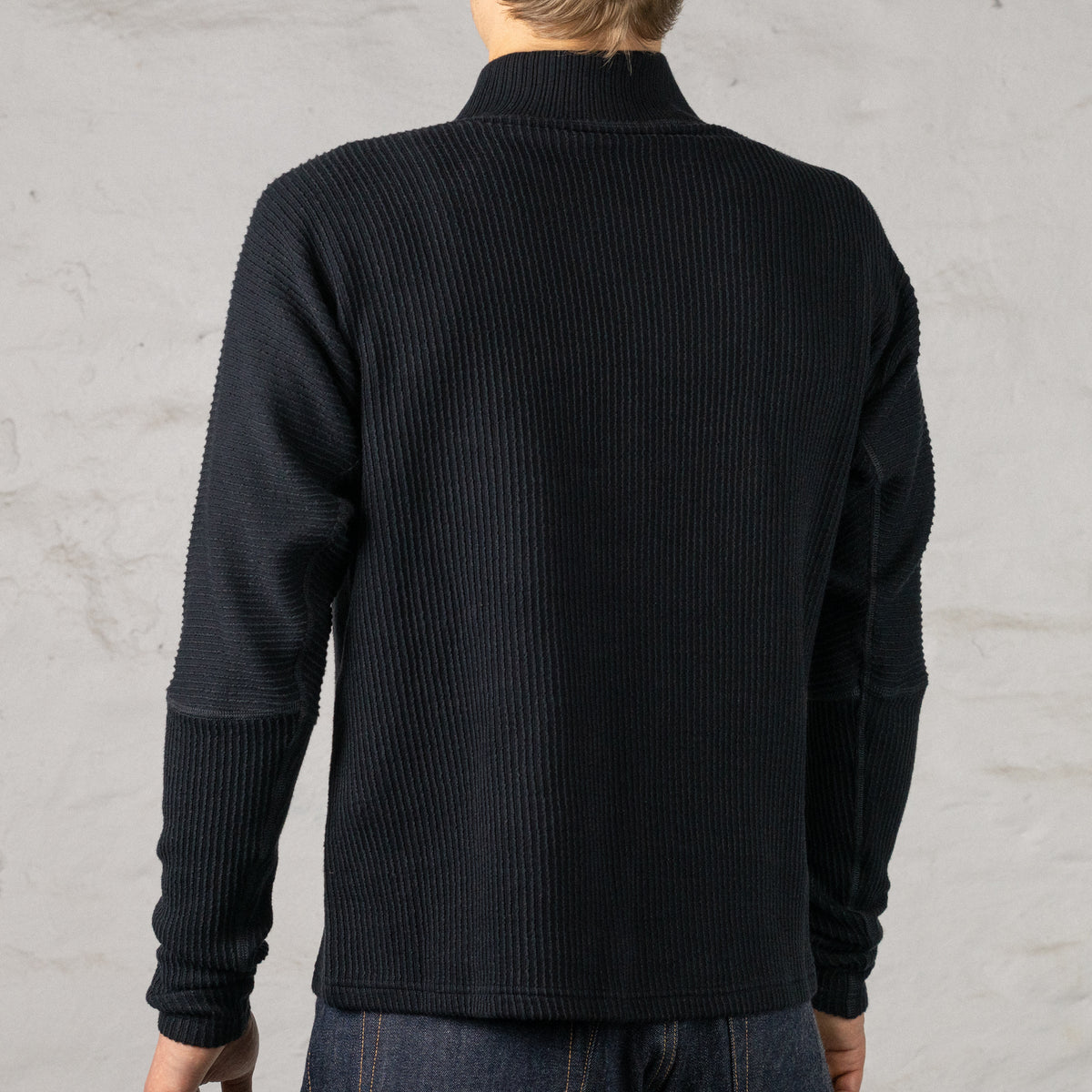 Bog Longsleeve Cotton Linen Schwarz