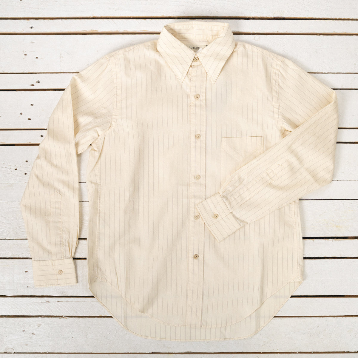 Authentic Fit BD Shirt Cotton Silk Off-White