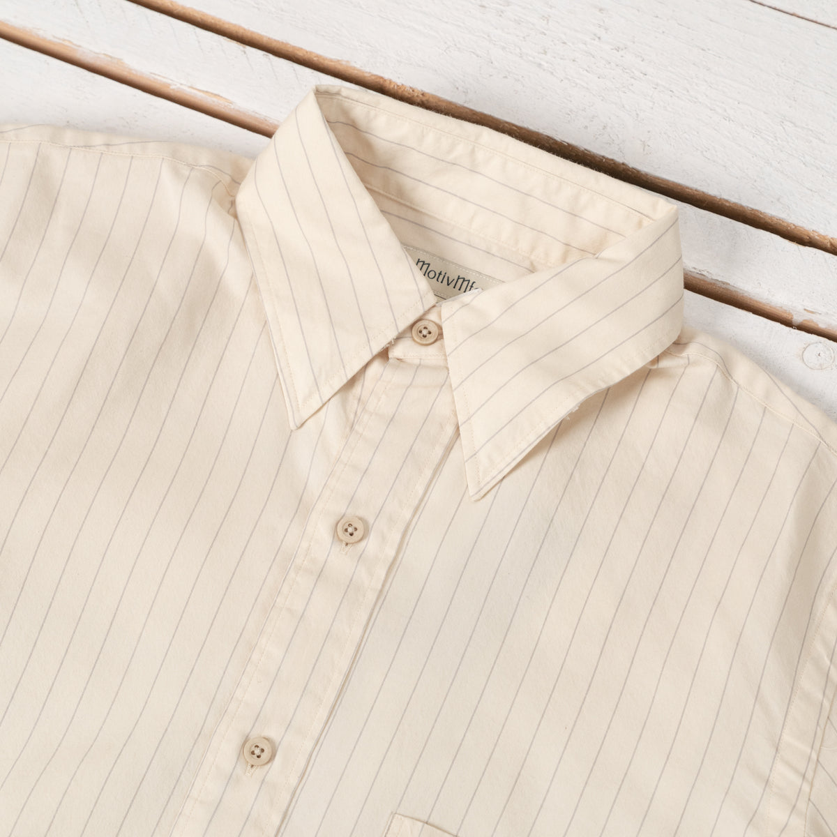 Authentic Fit BD Shirt Cotton Silk Off-White