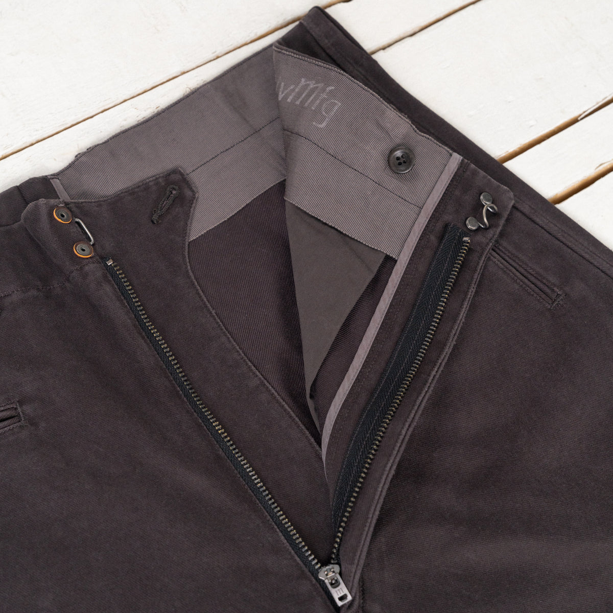Pier Trousers Sateen Aubergine