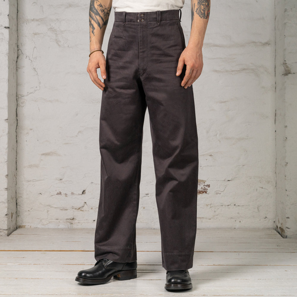 Pier Trousers Sateen Aubergine