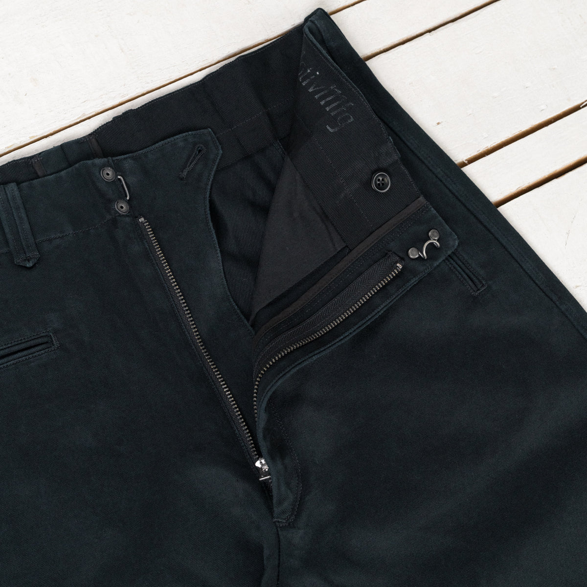 Pier Trousers Sateen Black