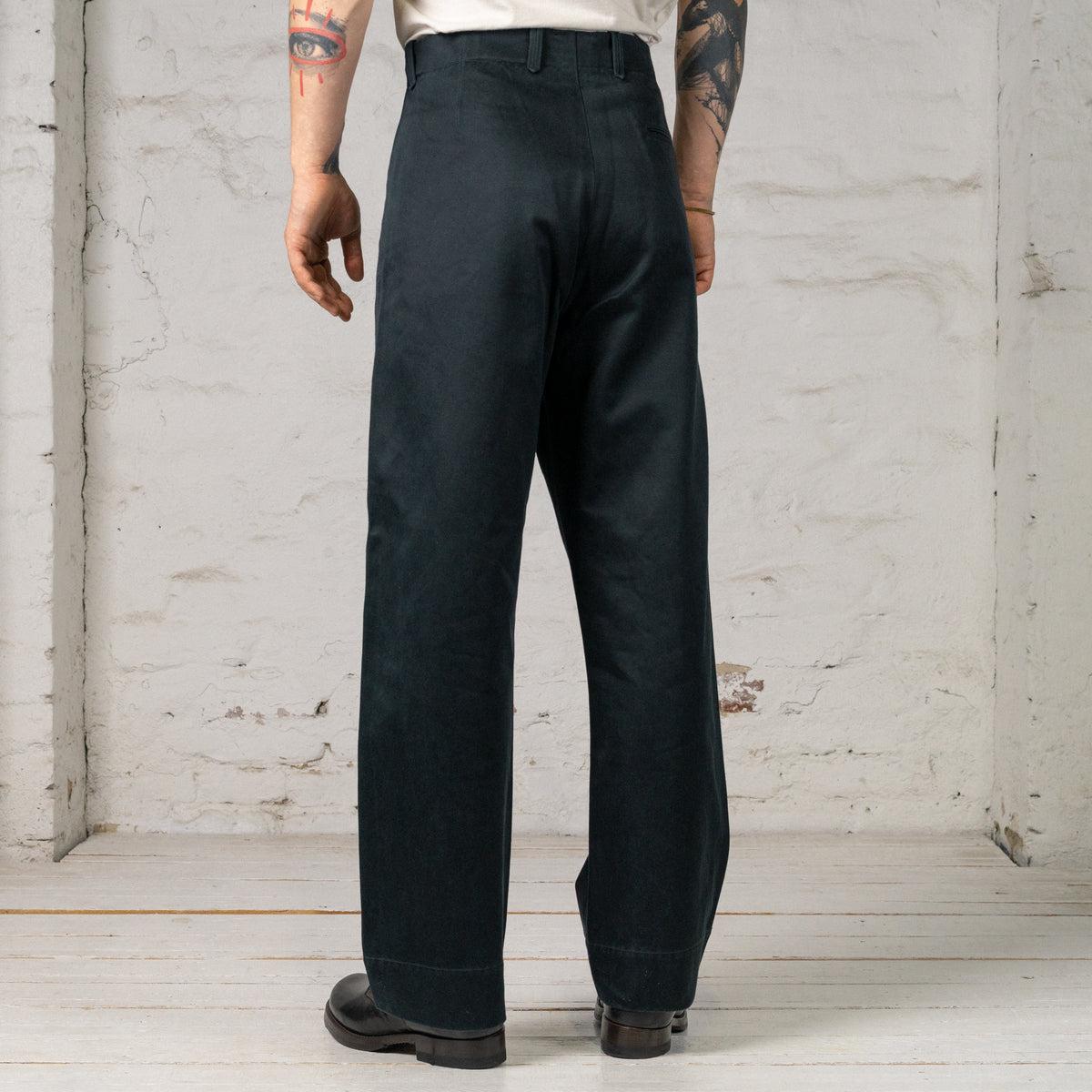Pier Trousers Sateen Black