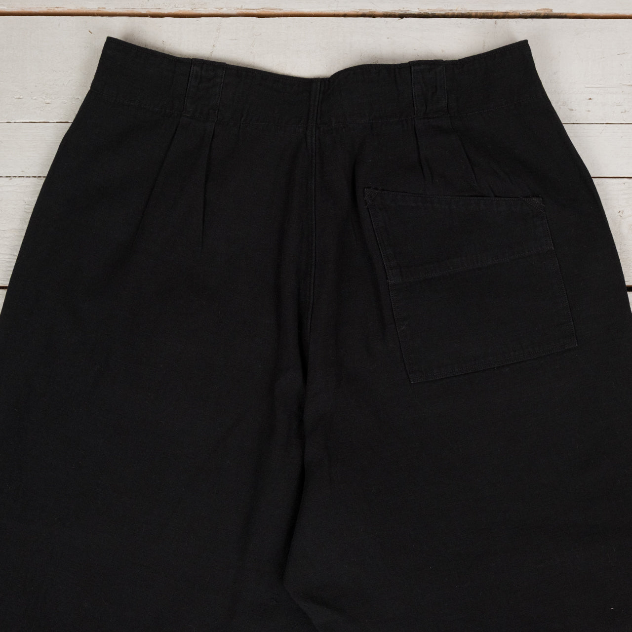 Doric Denim Trousers Coton chanvre Jean léger Noir