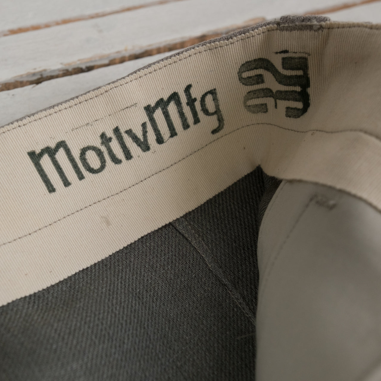 Pier Trousers Double Face Linen Serge Sage