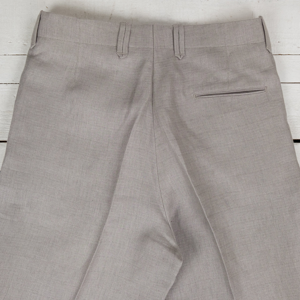 Pier Trousers Double Face Linen Serge Sage