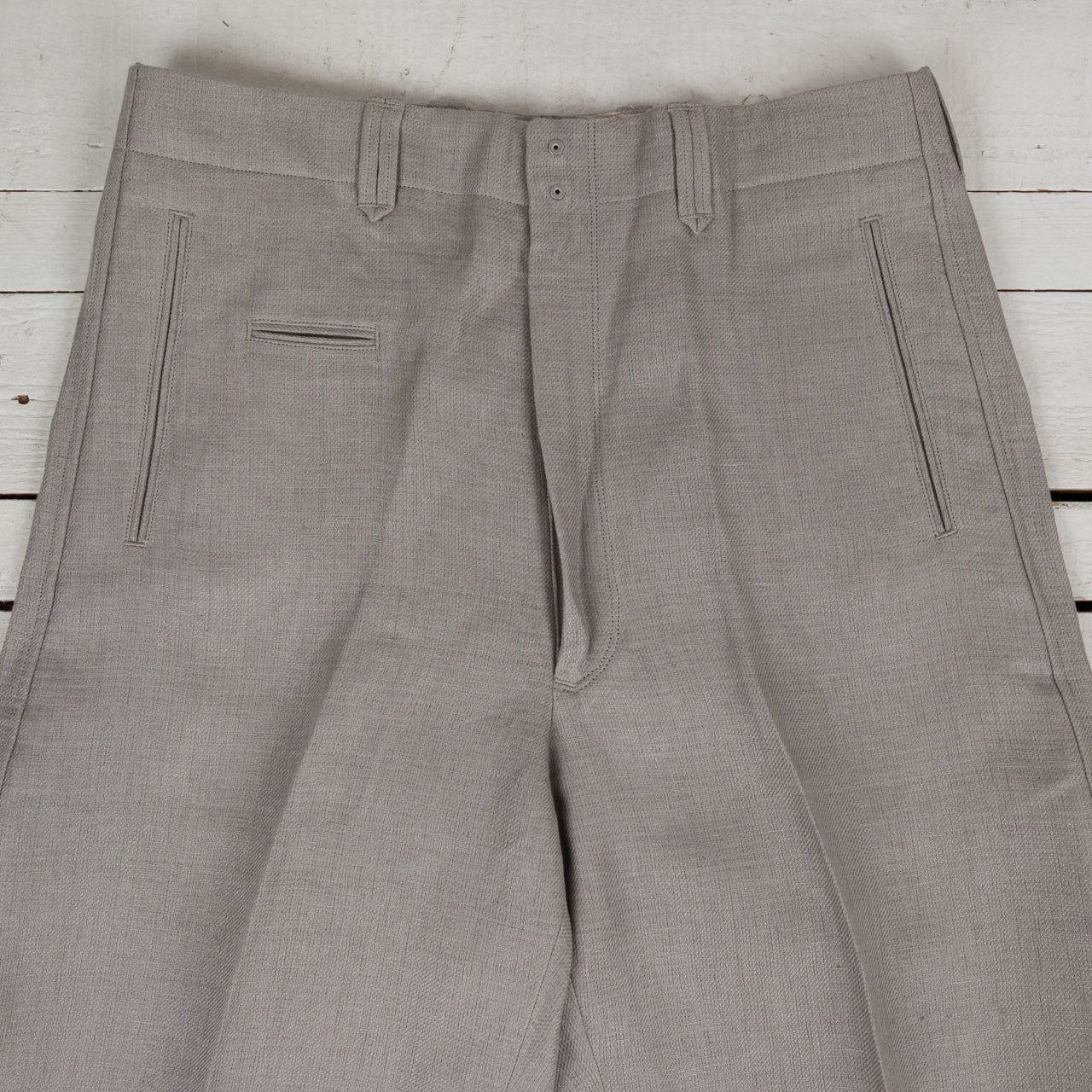 Pantalon Pier Double Face Lin Serge Naturel