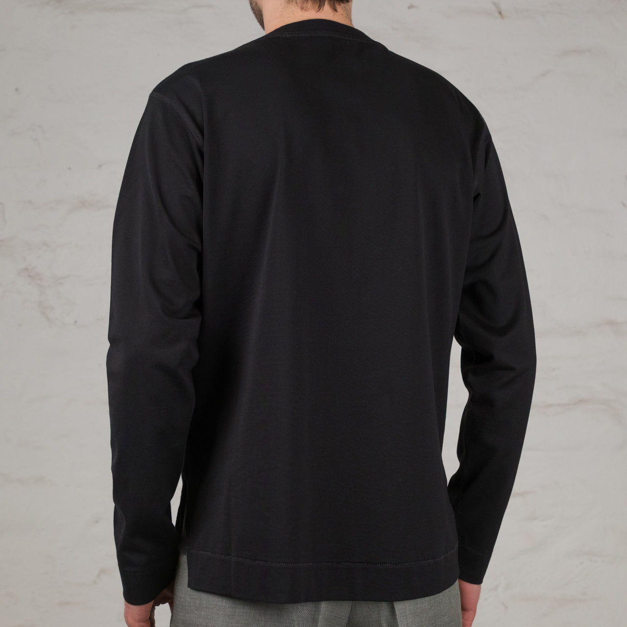 Shuttle Longsleeve Cotton Silk Jersey Black 