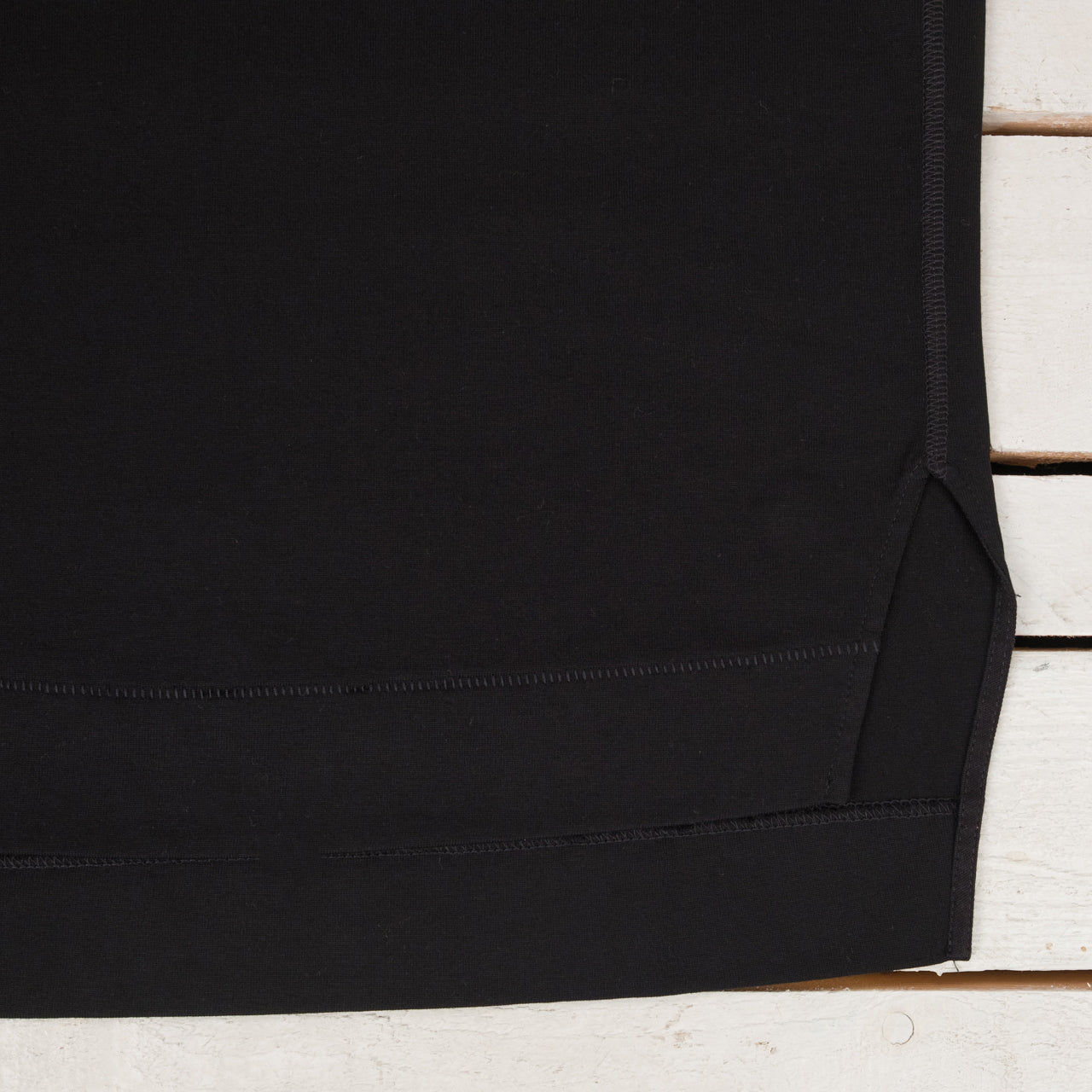 T-shirt Shuttle en jersey de coton et soie noir