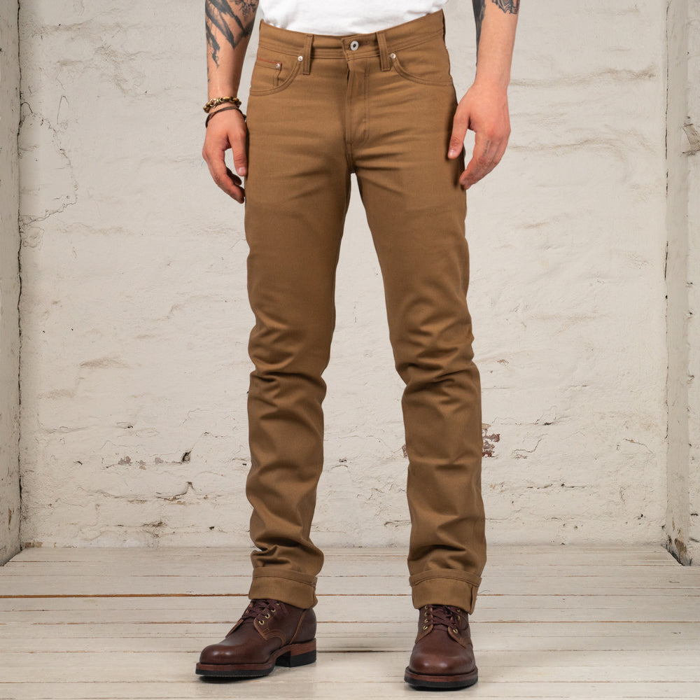 Weird Guy Selvedge Duck Canvas Braun