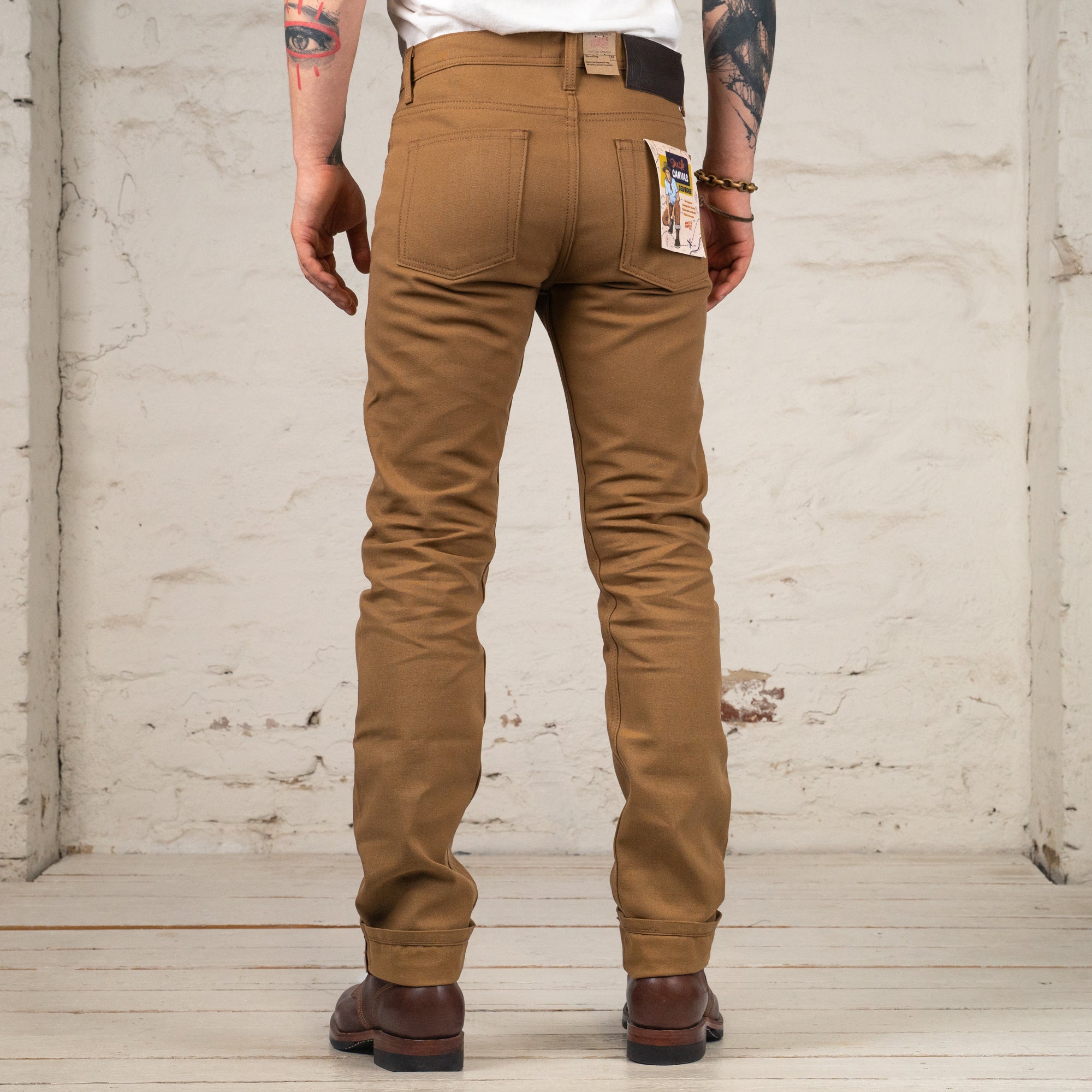 Weird Guy Selvedge Duck Canvas Brown