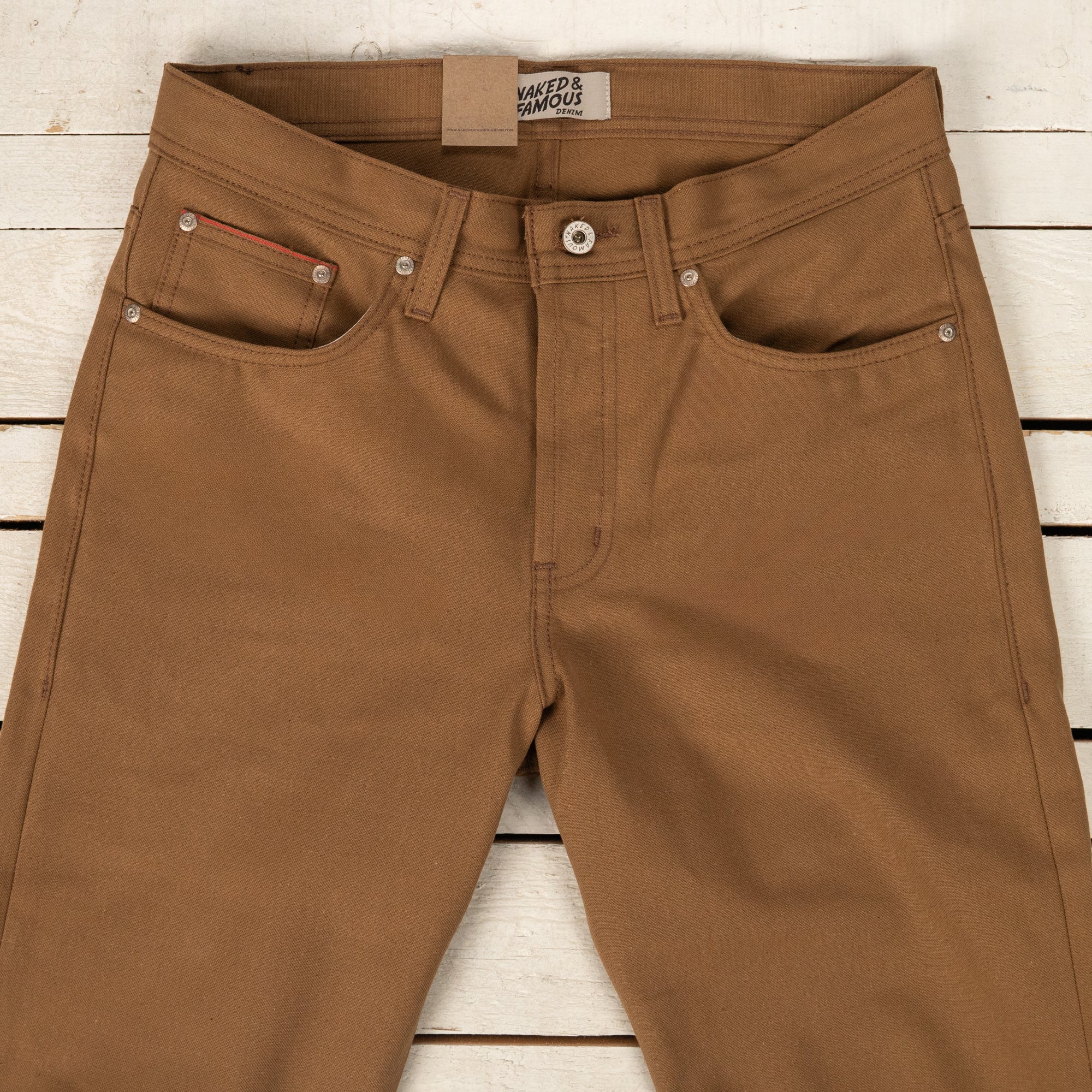 Weird Guy Selvedge Duck Canvas Brown
