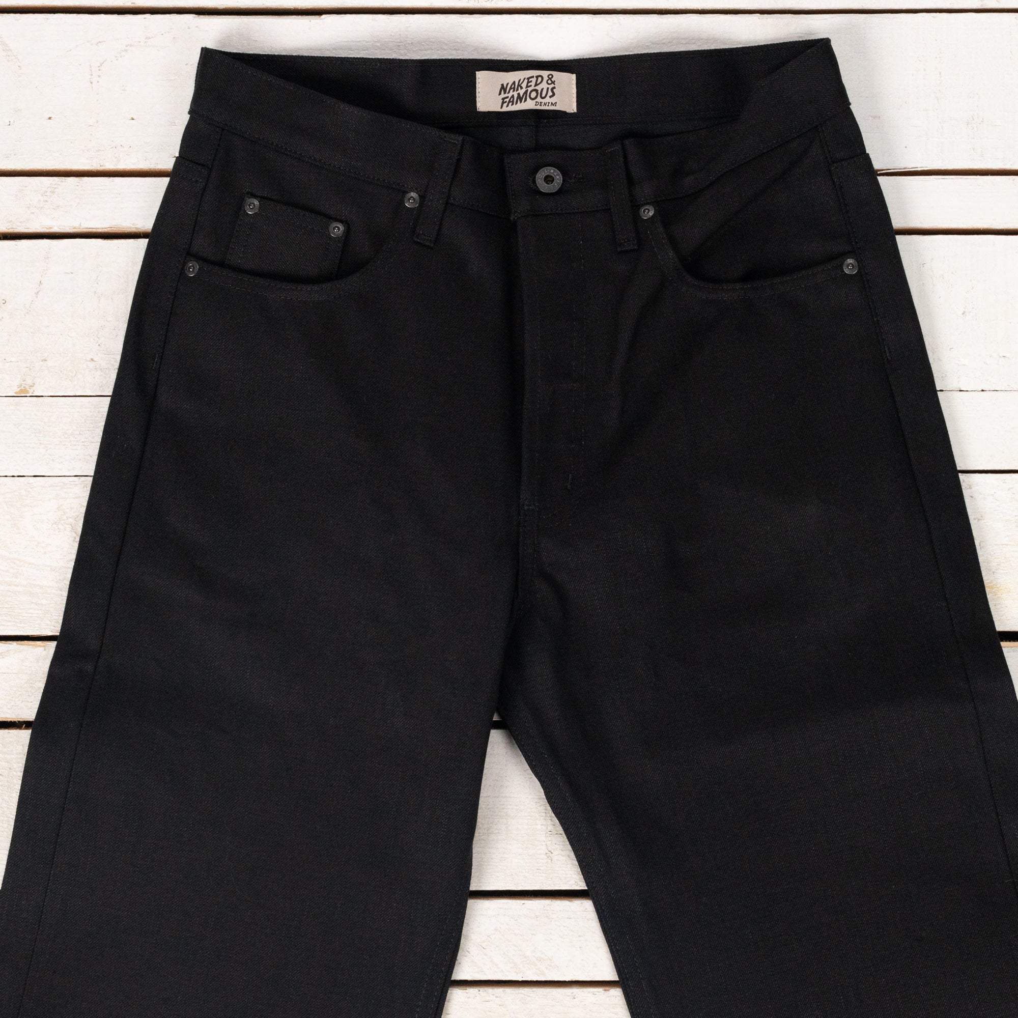 Strong Guy Solid Black Selvedge