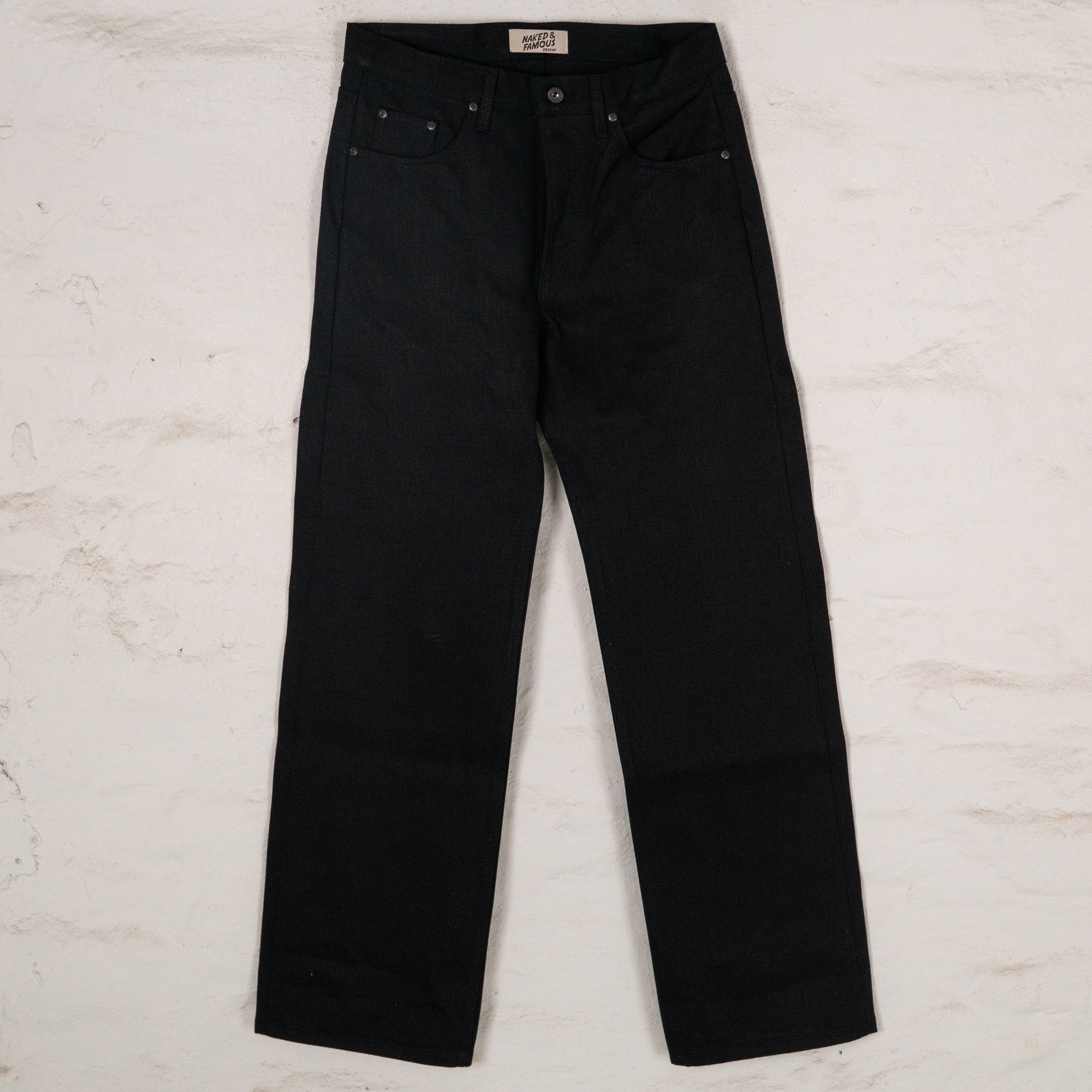 Strong Guy Solid Black Selvedge
