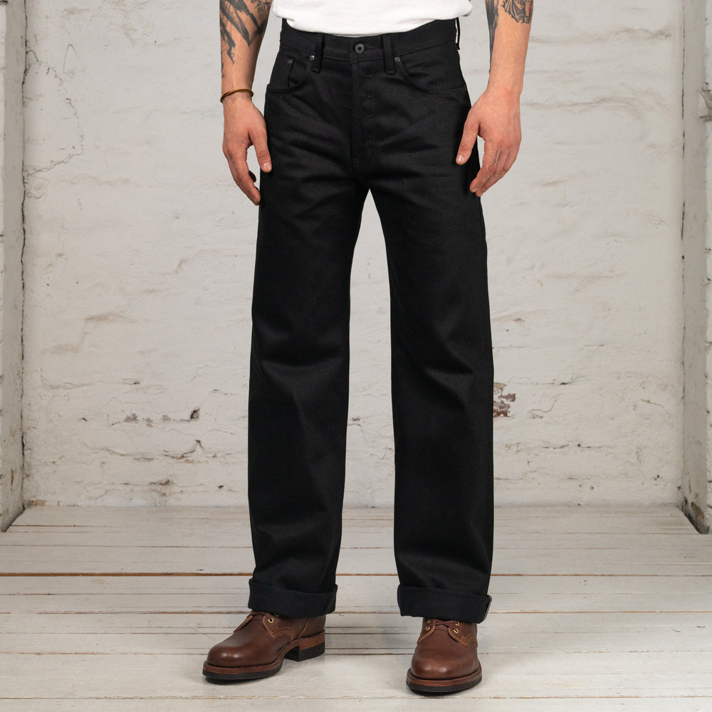 Strong Guy Solid Black Selvedge