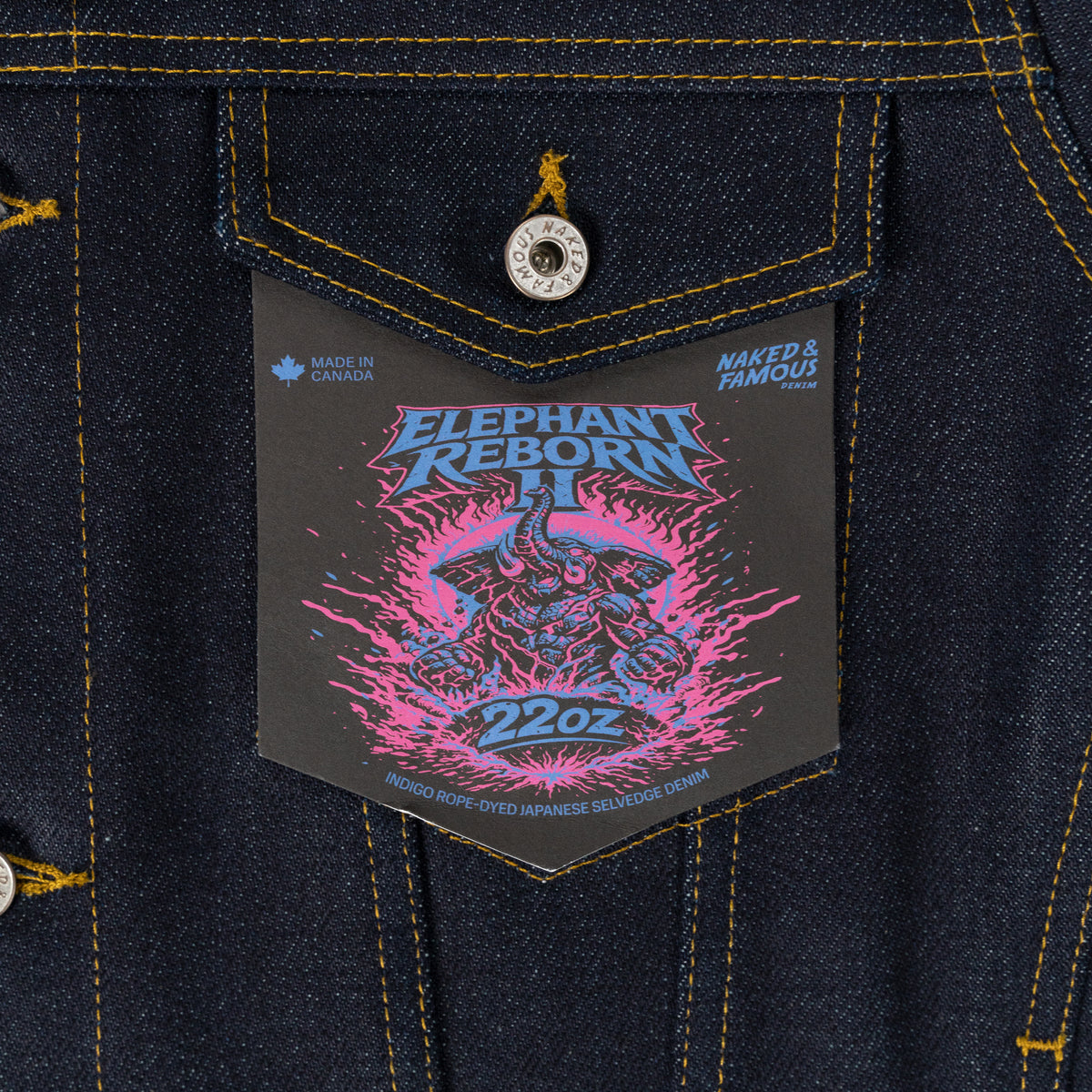 Denim Jacket Elephant 2 Reborn