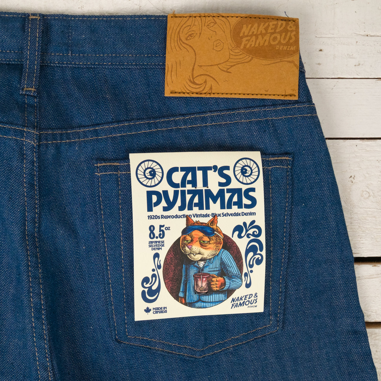 Weird Guy The Cat’s Pyjamas Selvedge Blue