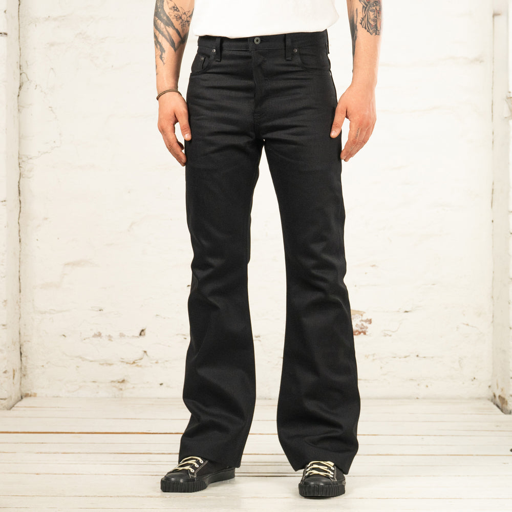 Groovy Guy Solid Black Selvedge