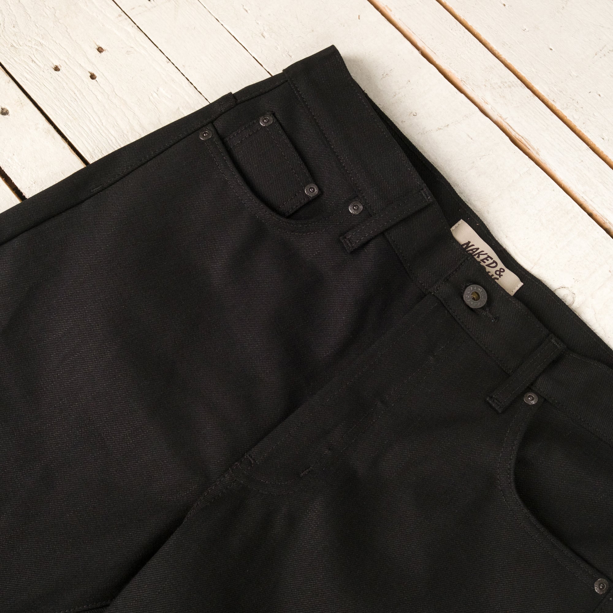 Groovy Guy Selvedge Noir Uni