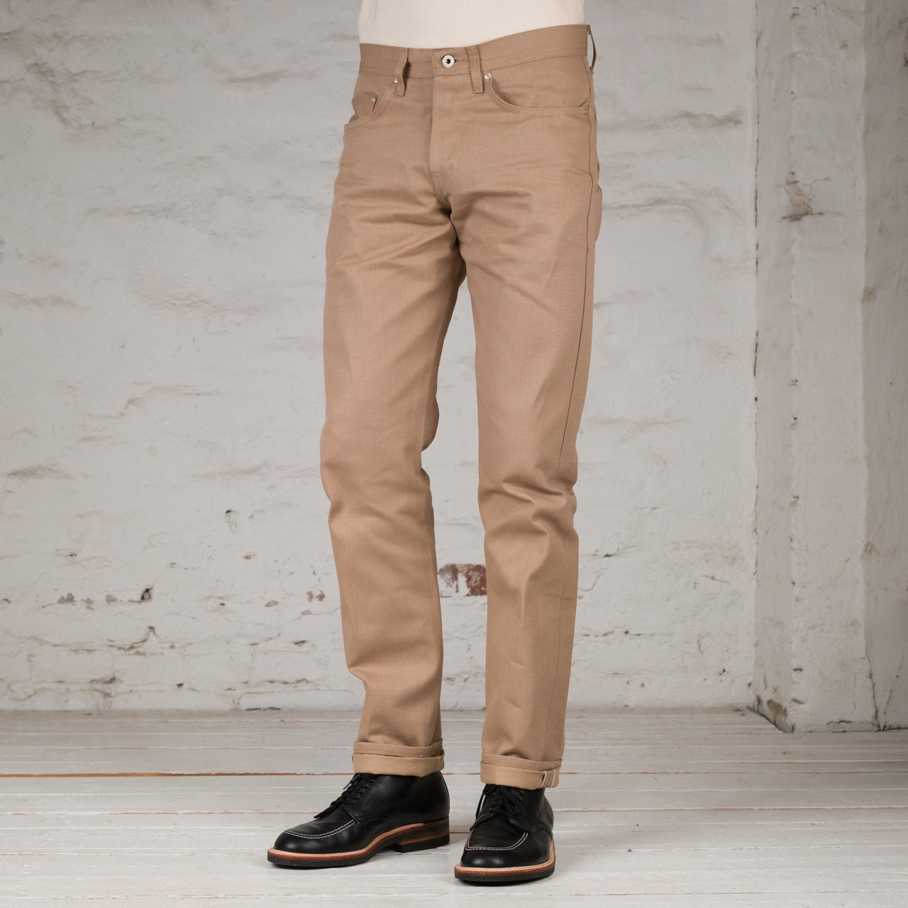 Weird Guy Selvedge Slacks Beige