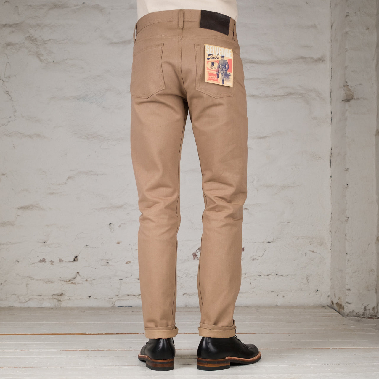 Weird Guy Selvedge Slacks Beige