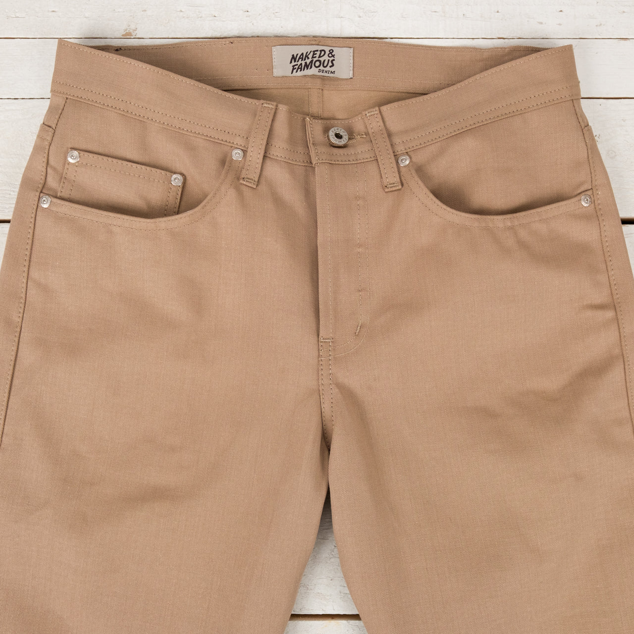 Weird Guy Selvedge Slacks Beige