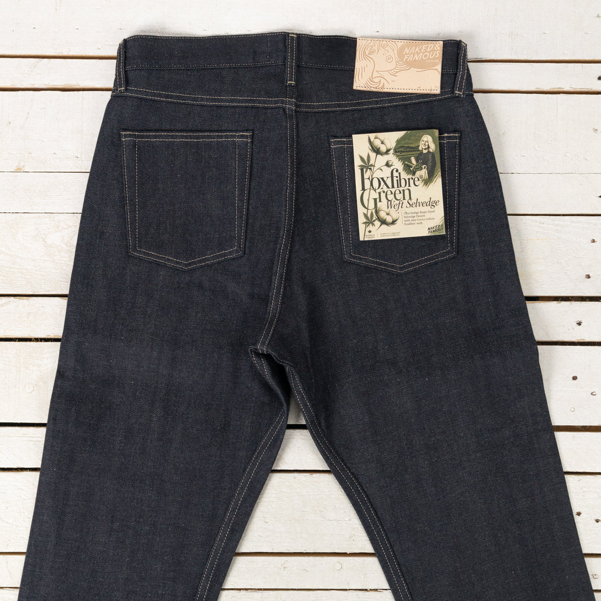 True Guy FoxFibre® Green Weft Indigo