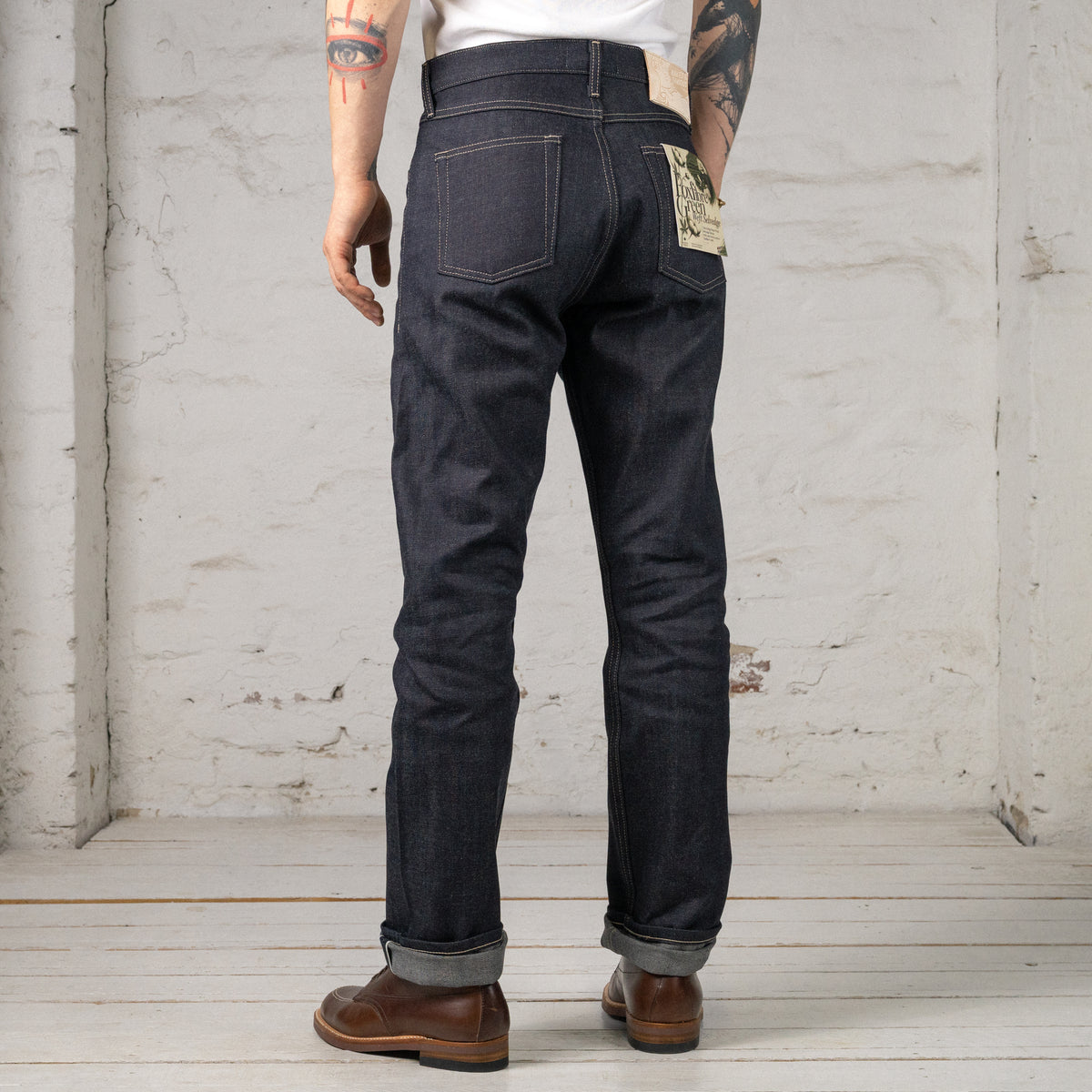 True Guy FoxFibre® Green Weft Indigo