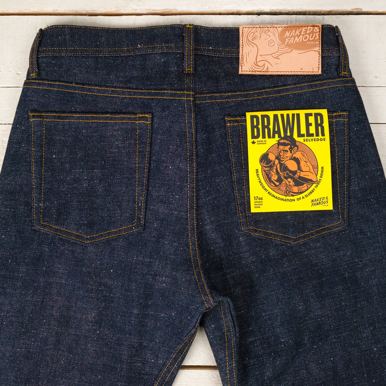 Weird Guy Brawler Selvedge Indigo